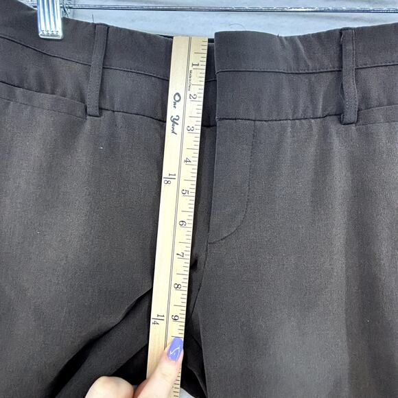 AB Studio Bootcut Gray Dress Pants Elastic Waist Work Business Classic‎ size 4 - Picture 7 of 9